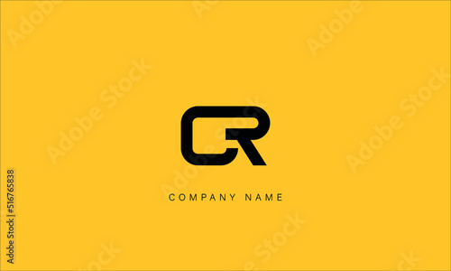 CR, RC Abstract Letters Logo Monogram