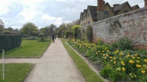 gardens of packwood house stately home warwickshire england uk photo