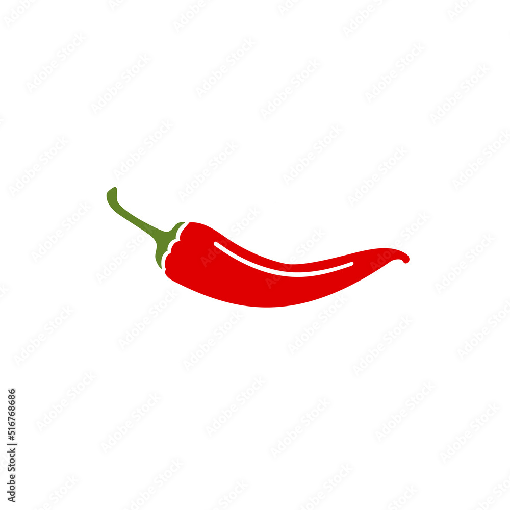 Red Hot Chili pepper icon. Vector illustration flat sign Red Hot Chili pepper icon. Vector illustration flat sign