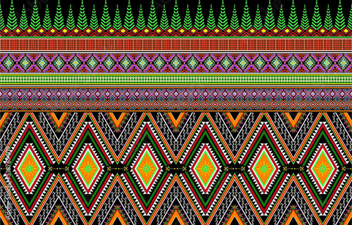 Textile design, wallpaper, and wrapping paper texture with an abstract weathered art deco trellis seamless background tile.