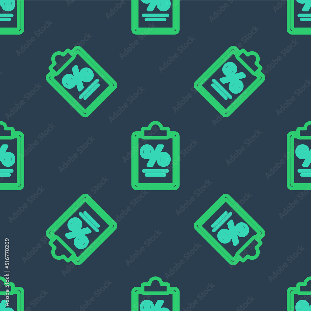 Line Finance document icon isolated seamless pattern on blue background. Paper bank document for invoice or bill concept. Vector Line Finance document icon isolated seamless pattern on blue background. Paper bank document for invoice or bill concept. Vector