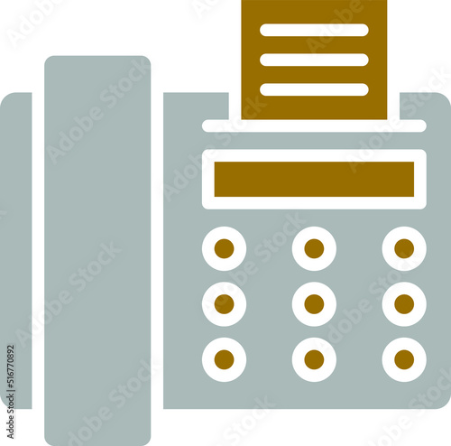 Vector Design Fax Icon Style