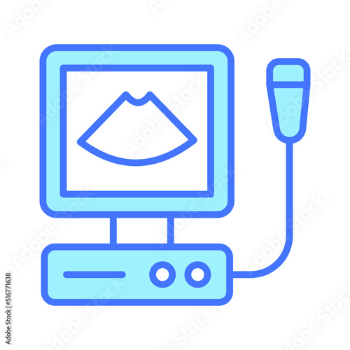 ultrasound Modern concepts design, vector illustration