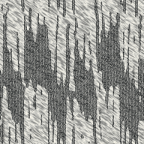 Monochrome Moiré Effect Textured Striped Pattern