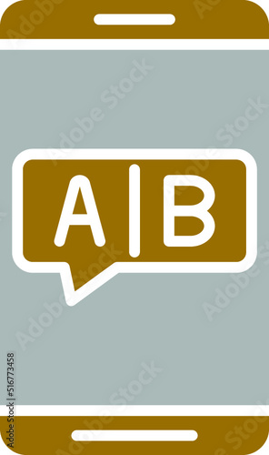 Vector Design Ab Testing Icon Style