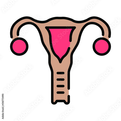 uterus Modern concepts design, vector illustration