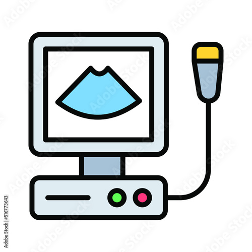 ultrasound Modern concepts design, vector illustration