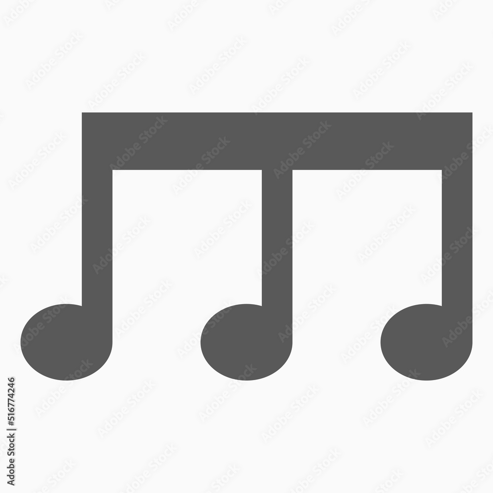 music note icon, note vector, music illustration music note icon, note vector, music illustration