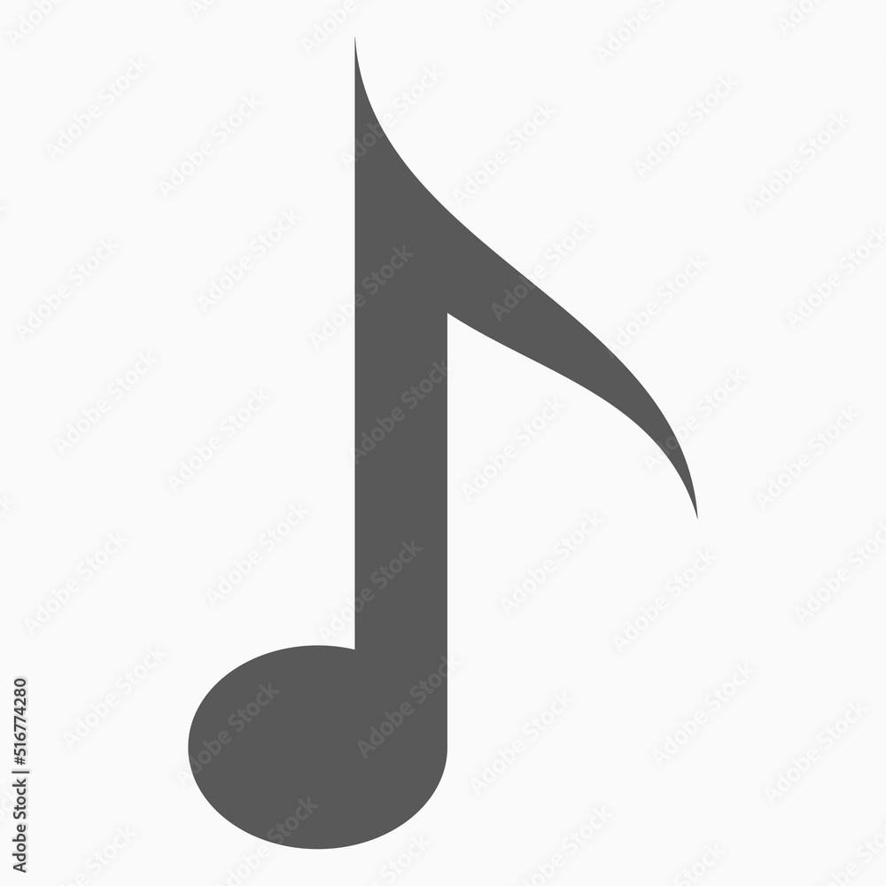 music note icon, note vector, music illustration music note icon, note vector, music illustration