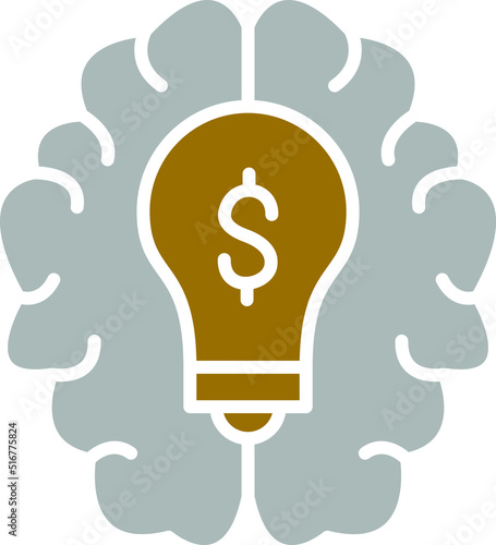 Vector Design Brainstorming Icon Style