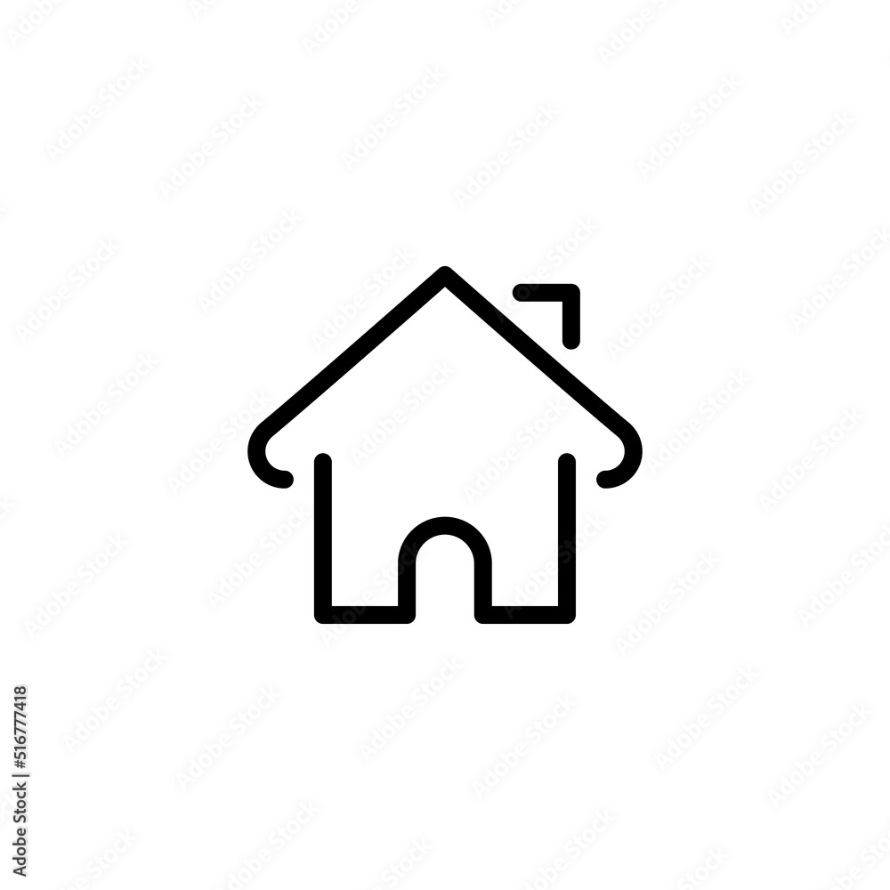 House icon. home icons button, vector, sign, symbol, logo, illustration, editable stroke, flat design style isolated on white House icon. home icons button, vector, sign, symbol, logo, illustration, editable stroke, flat design style isolated on white