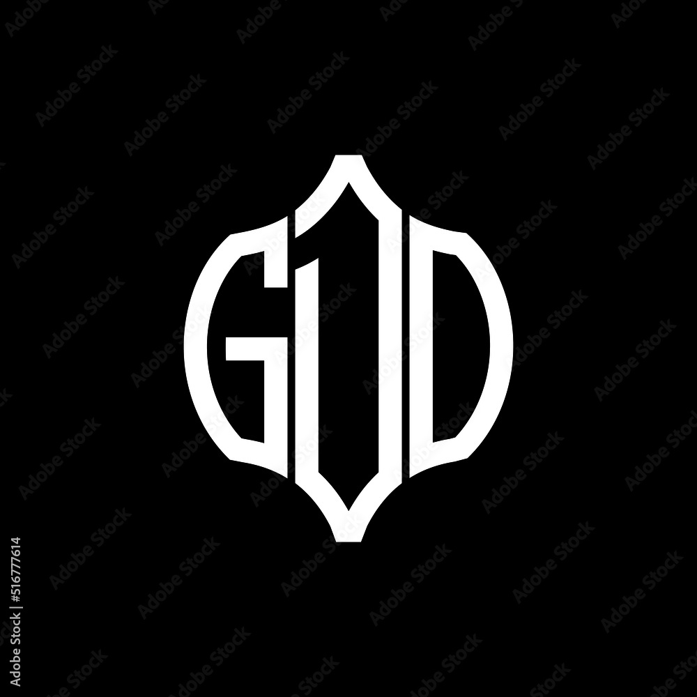 GDO letter logo. GDO best black background vector image. GDO Monogram
