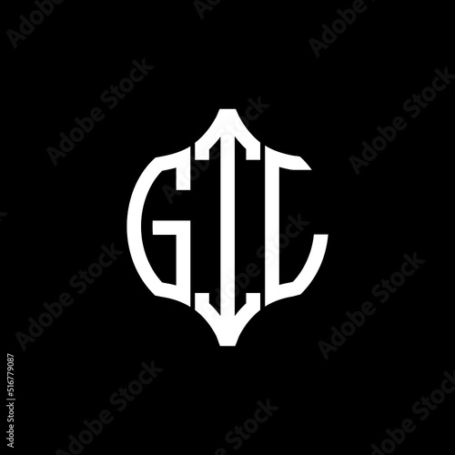 GIL letter logo. GIL best black background vector image. GIL Monogram logo design for entrepreneur and business.
