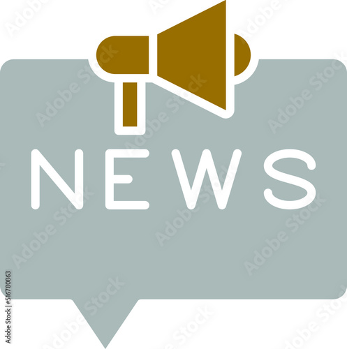 Vector Design News Banner Icon Style
