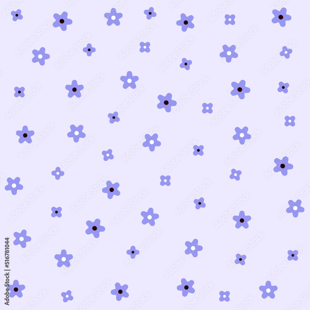 Daisy purple flowers pattern background nature wrapping paper or textile design
Daisy purple flowers pattern background nature wrapping paper or textile design