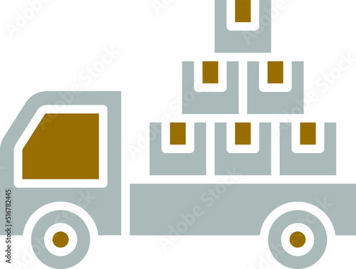 Vector Design Freight Icon Style