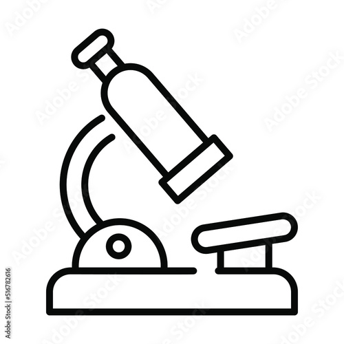 microscope Modern concepts design, vector illustration