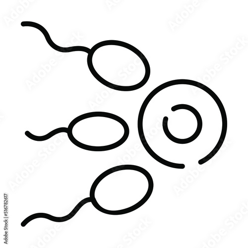 sperm Modern concepts design, vector illustration