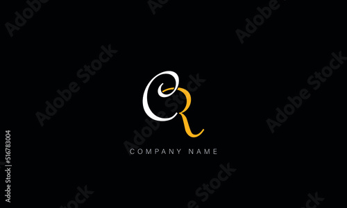 CR, RC Abstract Letters Logo Monogram
