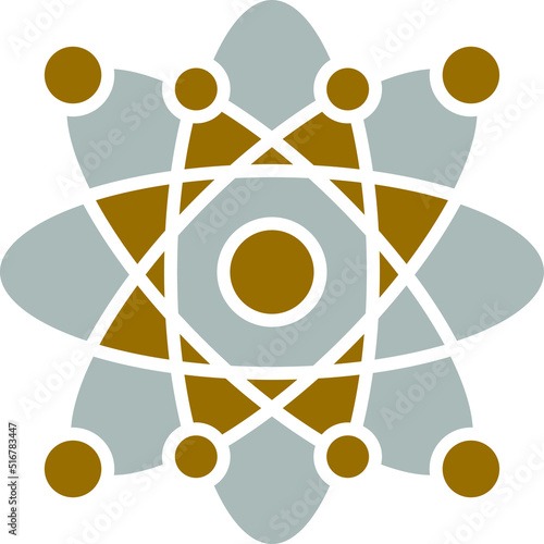 Vector Design Atom Icon Style