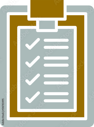 Vector Design Checklist Icon Style