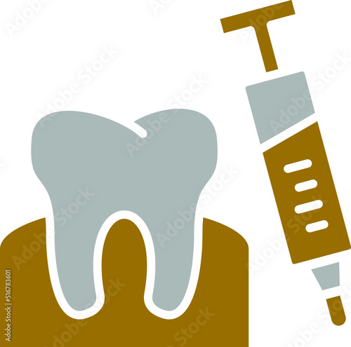 Vector Design Anesthesia Icon Style