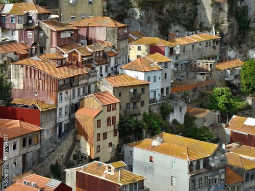 Traditional architecture along the Douro in Porto - Portugal