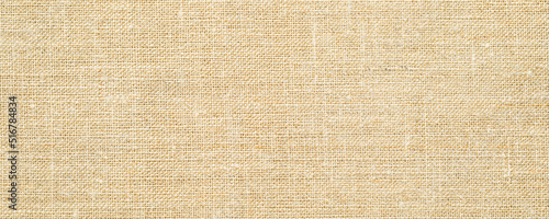 Obraz na plátne Close-up of undyed cotton canvas fabric texture background