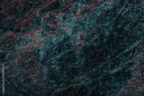 Dark Stone Texture. Green Blue Red Stone Surface. Illustration Photo. photo