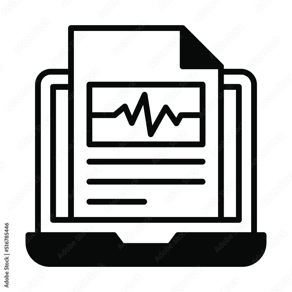 ecg report Modern concepts design, vector illustration ecg report Modern concepts design, vector illustration