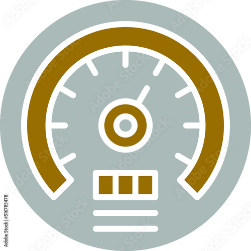 Tachometer Icon Style