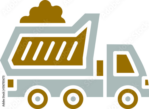 Dump Truck Icon Style