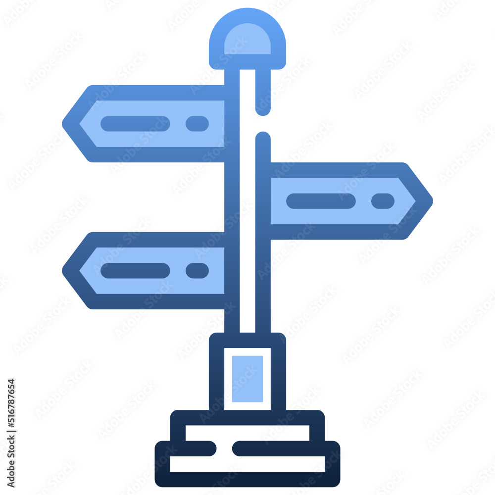 ROAD SIGN Gradient icon,linear,outline,graphic,illustration ROAD SIGN Gradient icon,linear,outline,graphic,illustration