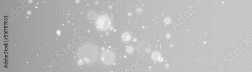Falling Snow Effect. Vvetovoy effect Glare Flickering on a transparent background. Vector PNG