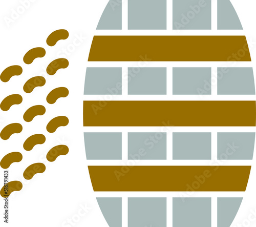 Barrel Leak Icon Style