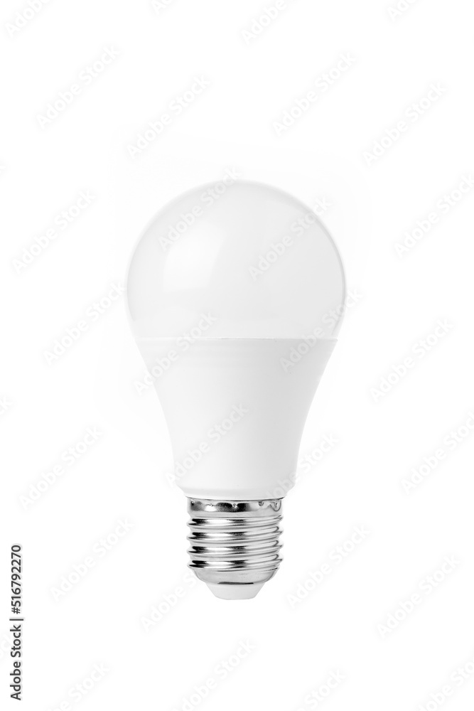 Modern LED lamp isolated 3d, ECO energy concept, close up Modern LED lamp isolated 3d, ECO energy concept, close up