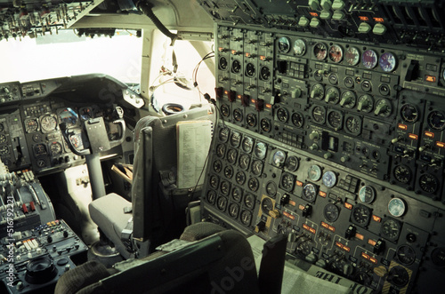 747 flight engineer's panel