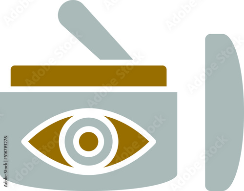 Eye Cream Icon Style