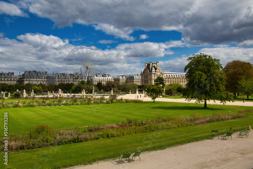 view of the tuileries garden