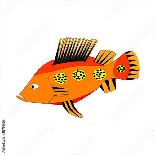 Peces  de rio Pez pavón tres estrellas nombre científico cichla ocellaris o cichla orinocensis