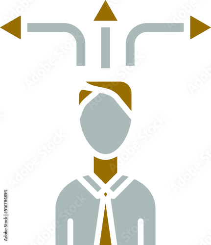 Business Ways Icon Style