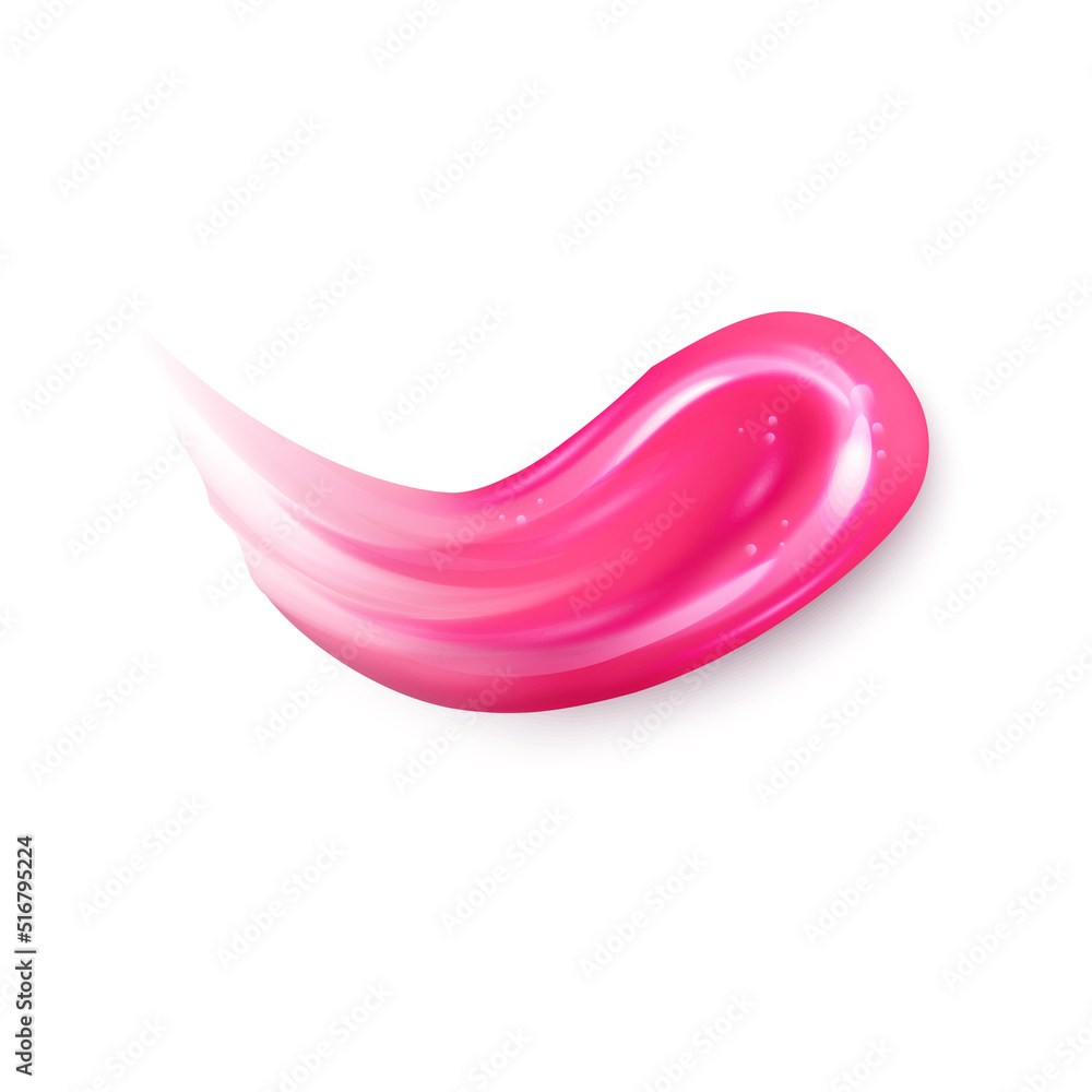 Oil or acrylic smear. Makeup pink lipstick swatch. Oil or acrylic smear. Makeup pink lipstick swatch.