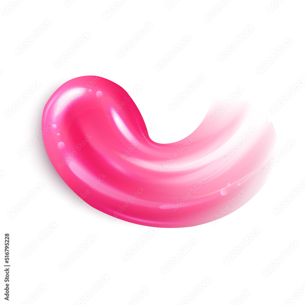 Oil or acrylic smear. Makeup pink lipstick swatch. Oil or acrylic smear. Makeup pink lipstick swatch.