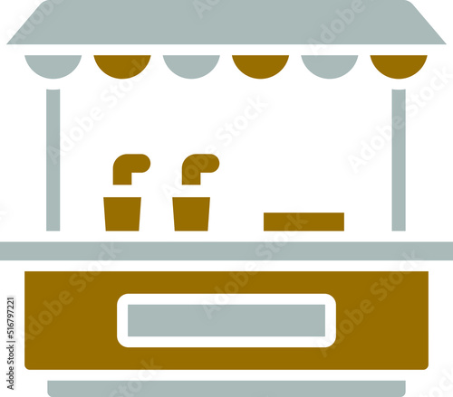 Drinks Stall Icon Style