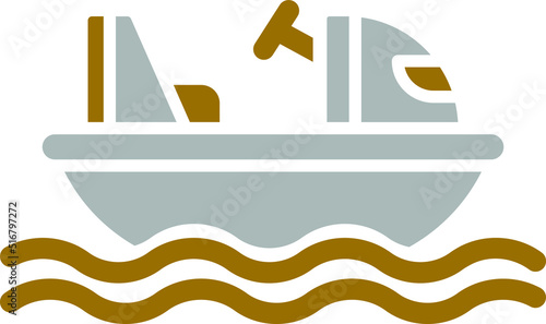 Bumper Boats Icon Style