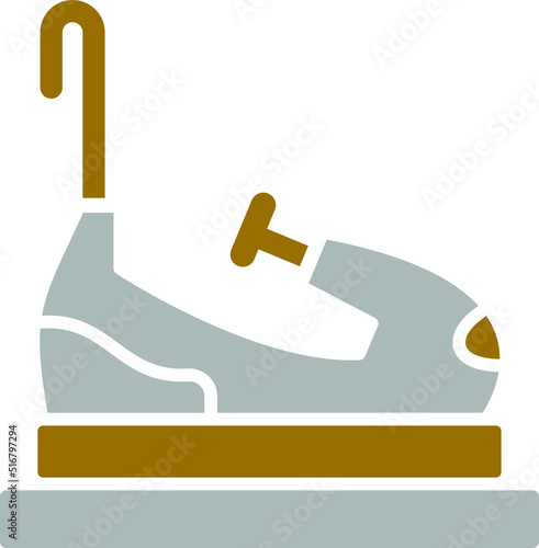 Bumper Cars Icon Style
