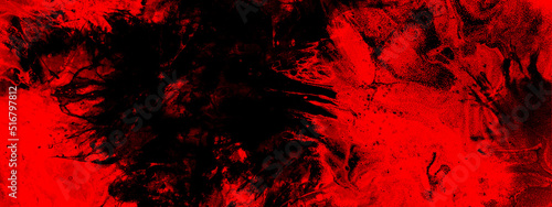 Abstract color acrylic pours liquid marble surface design. Beautiful fluid abstract paint background. Fire flames on a black background with Luxurious colorful liquid marble surfaces design. 