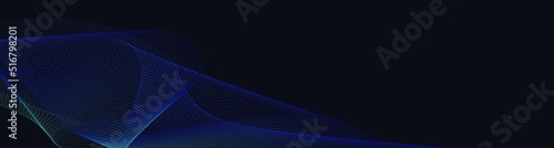 dramatic lines for gradient blue and black background   vector template