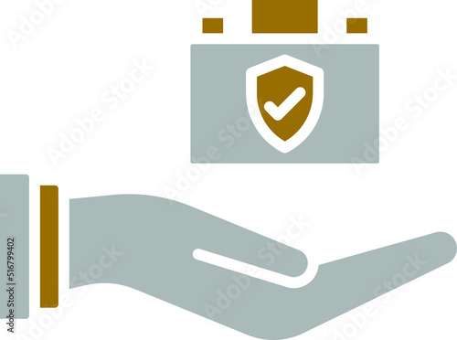 Employer Sponsored Insurance Icon Style