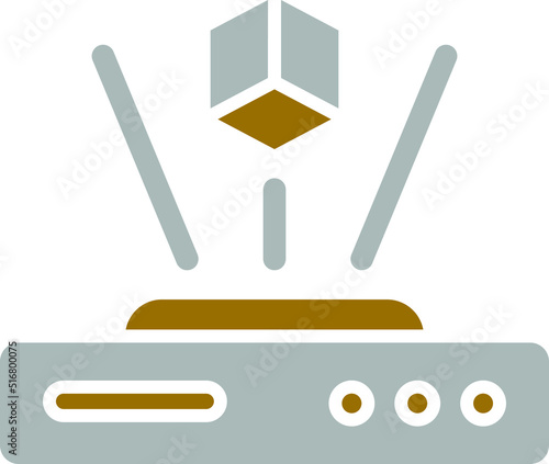 Hologram Icon Style
